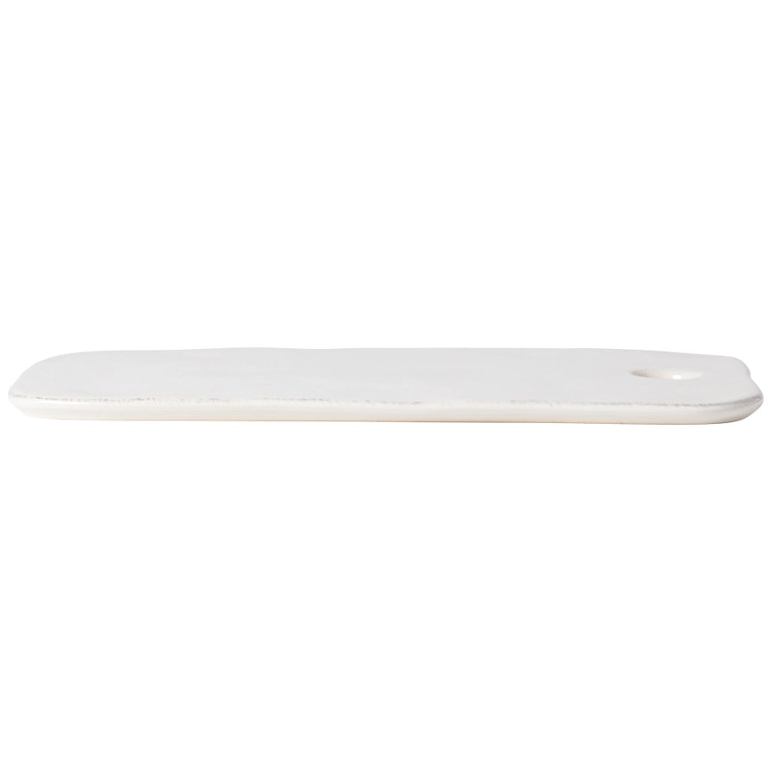 Planche de service en grès blanc