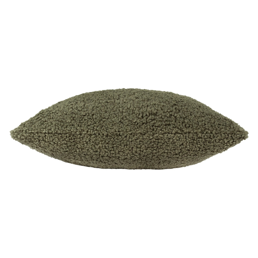 Housse de coussin bouclé
