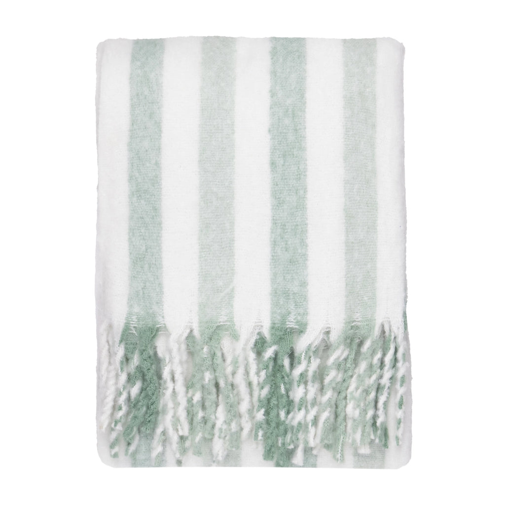 Plaid gris et vert