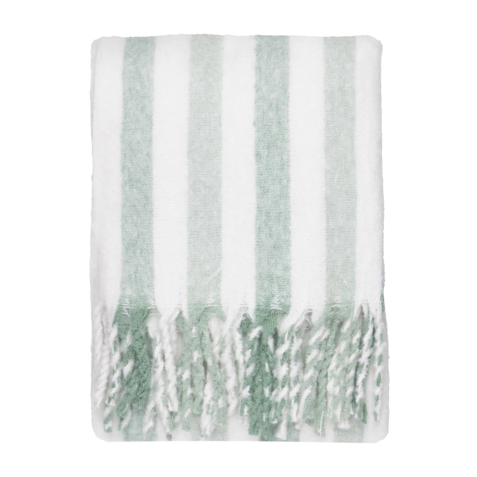 Plaid gris et vert