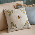 Housse de coussin tufté, Abeille