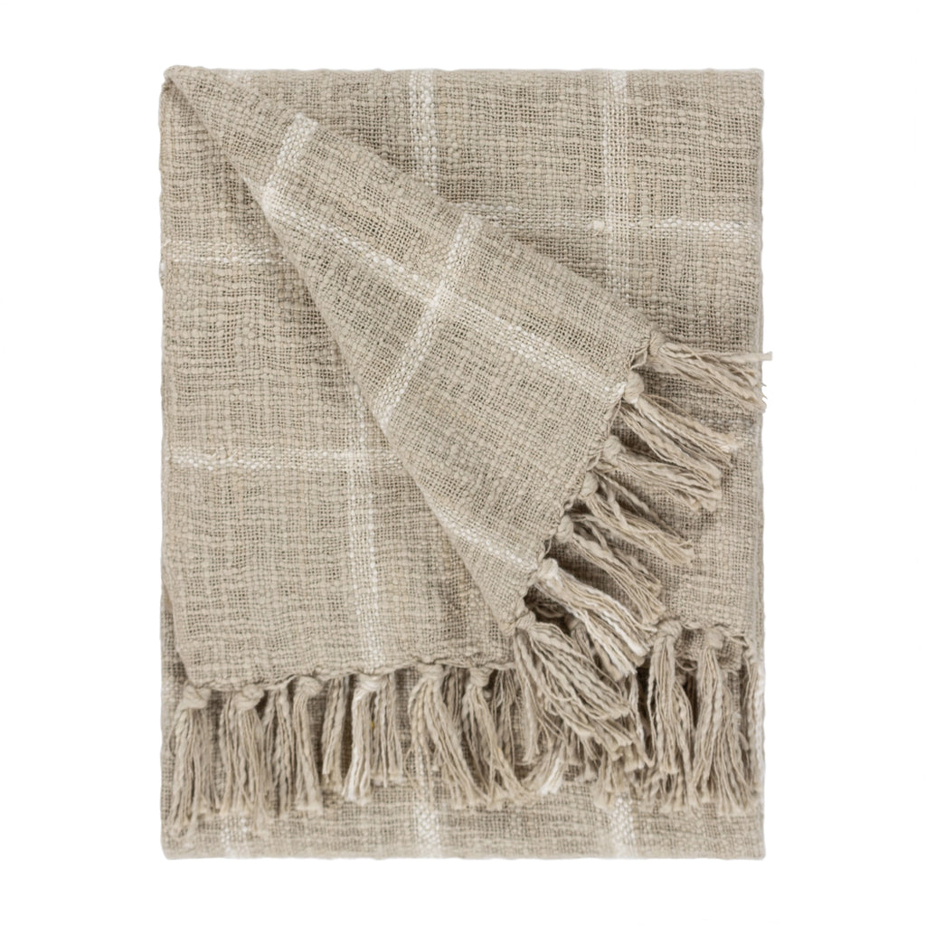 Plaid naturel