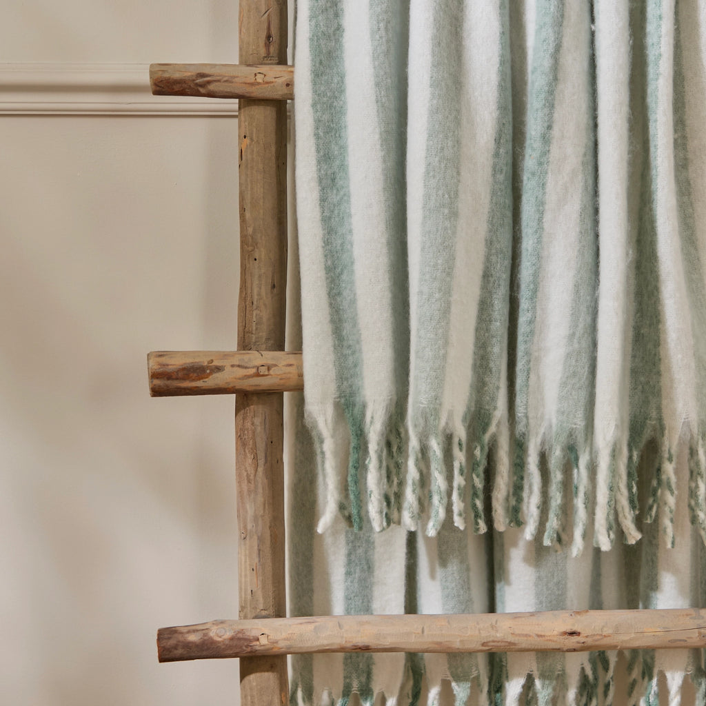 Plaid gris et vert