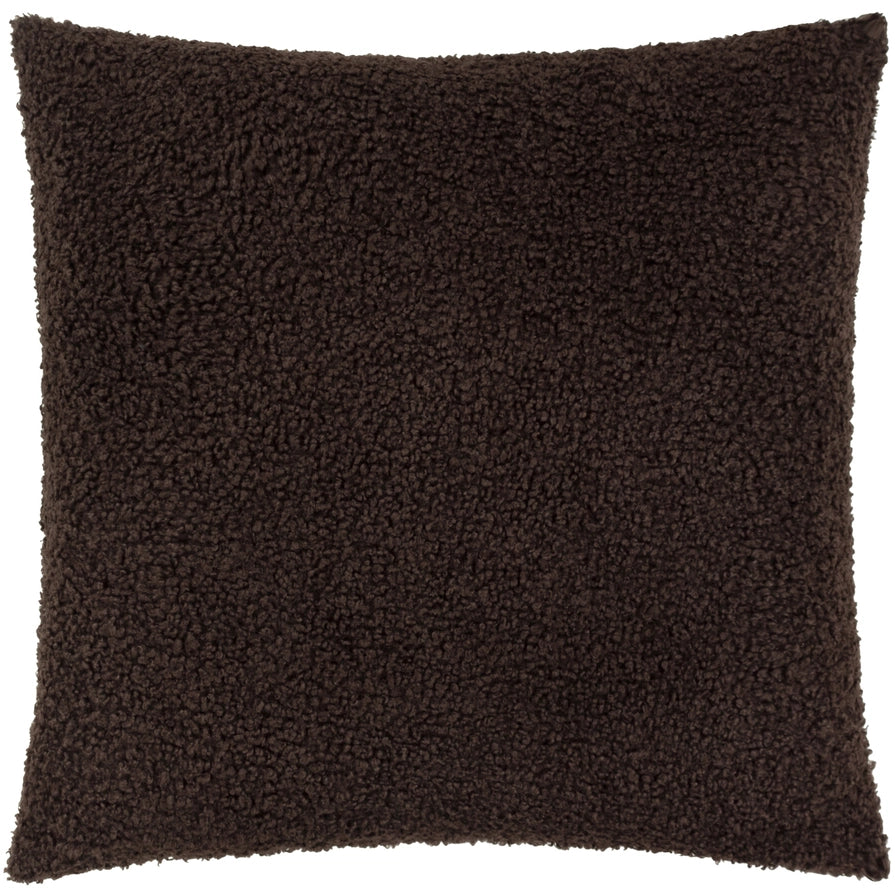 Housse de coussin bouclé