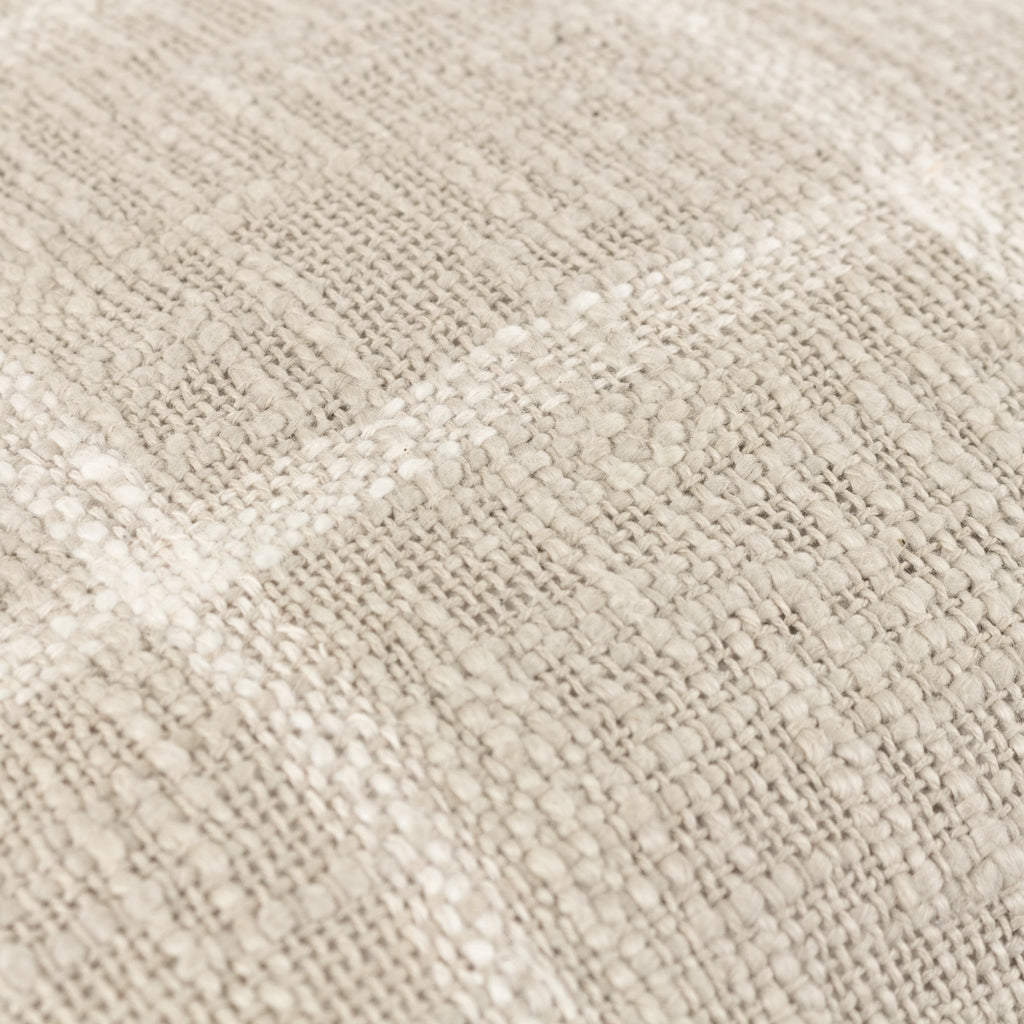 Housse de coussin rustique, naturel