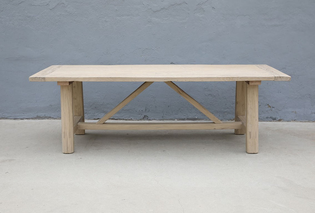 Table en bois d'orme 240cm