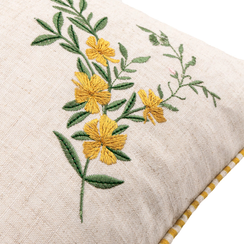 Housse de coussin tufté, Abeille