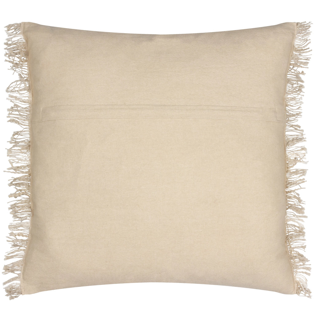 Housse de coussin rustique, naturel