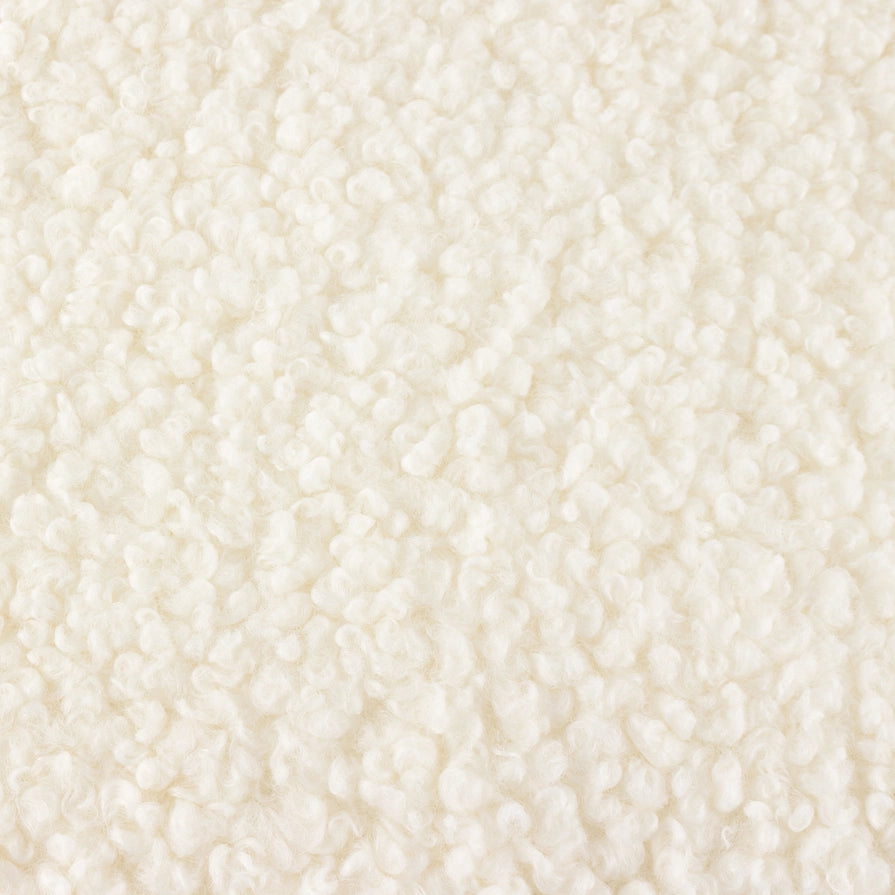 Housse de coussin bouclé