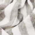 Plaid gris et vert