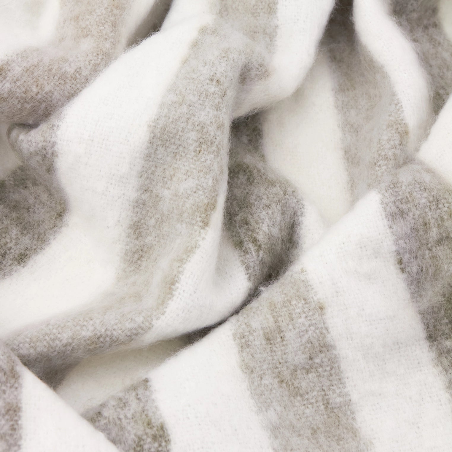 Plaid gris et vert
