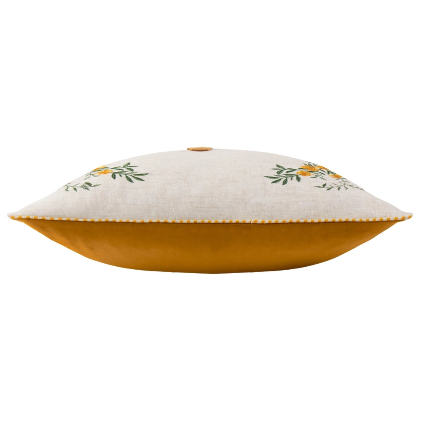 Housse de coussin tufté, Abeille