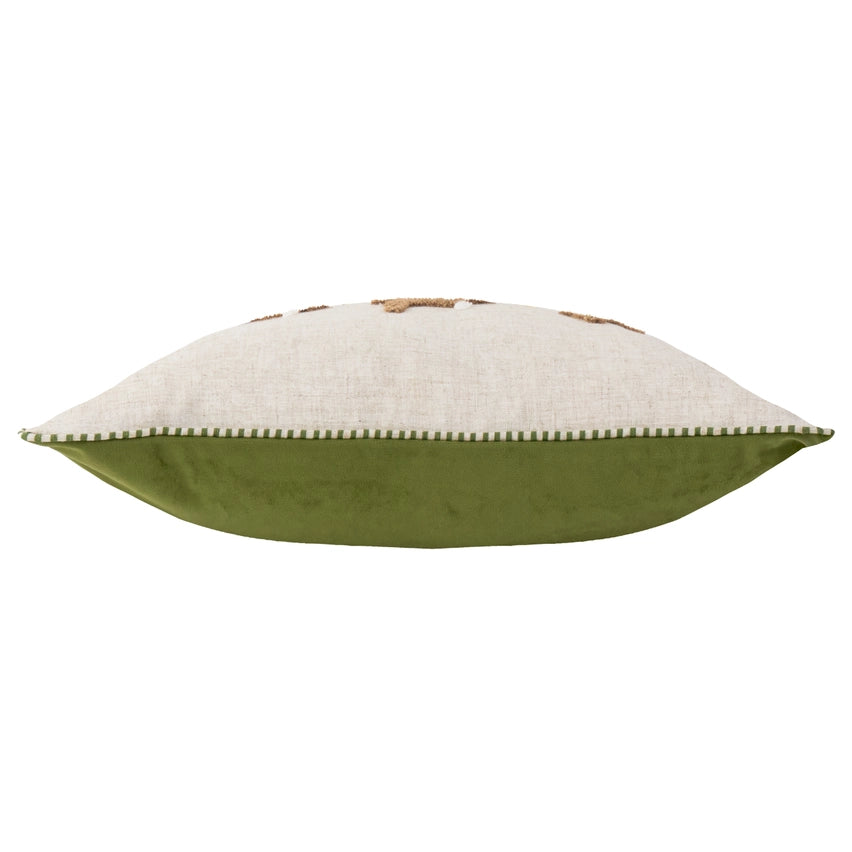 Housse de coussin tufté, Lièvres