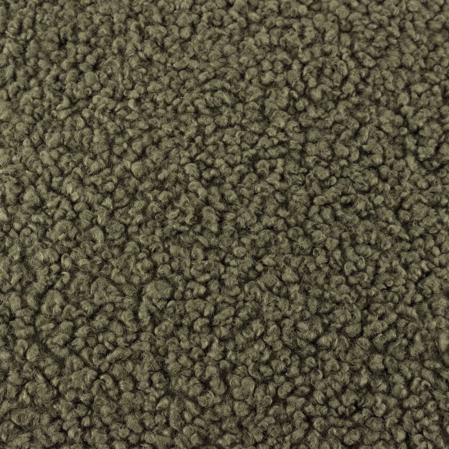 Housse de coussin bouclé