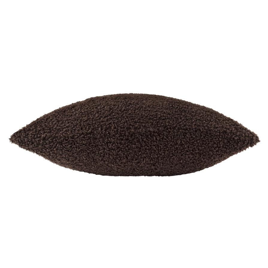 Housse de coussin bouclé